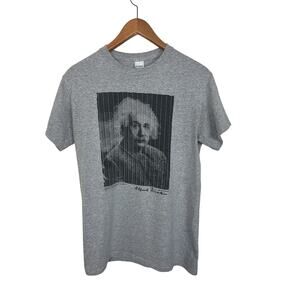Vintage Albert Einstein Sz Small Gray E=MC² Reality Is Merely An Illusion Shirt